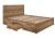 4ft Small Double Stockwell Oak Wood Effect Bed Frame 3
